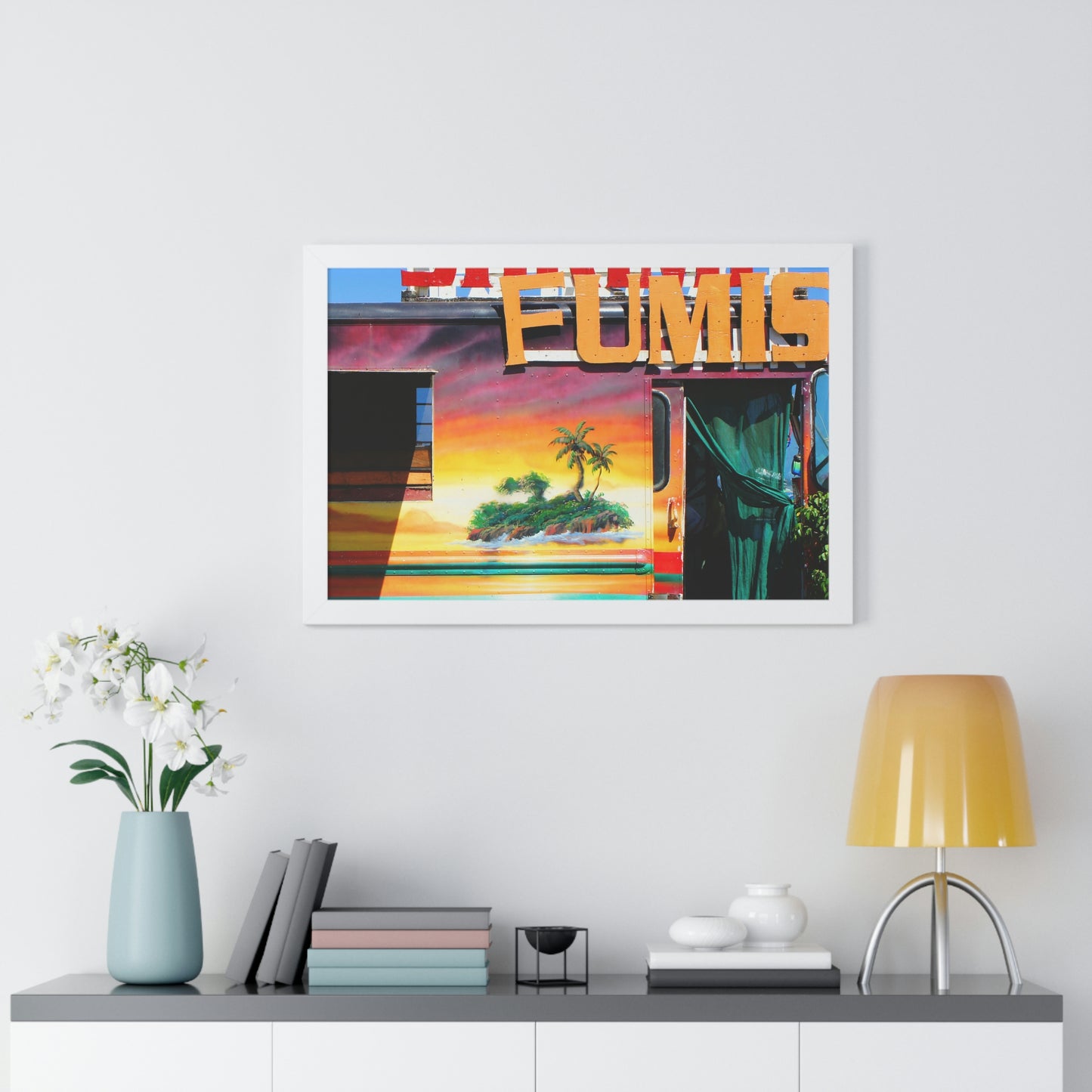 Island Love - Framed Horizontal Poster - Fry1Productions