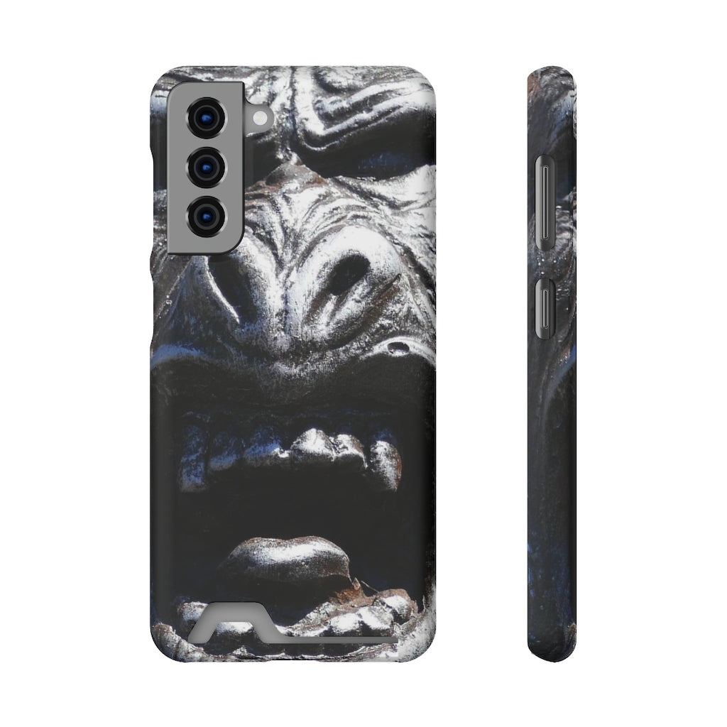 "Frenzy Scream" - Galaxy S22 S21 & iPhone 13 Case With Card Holder - Fry1Productions