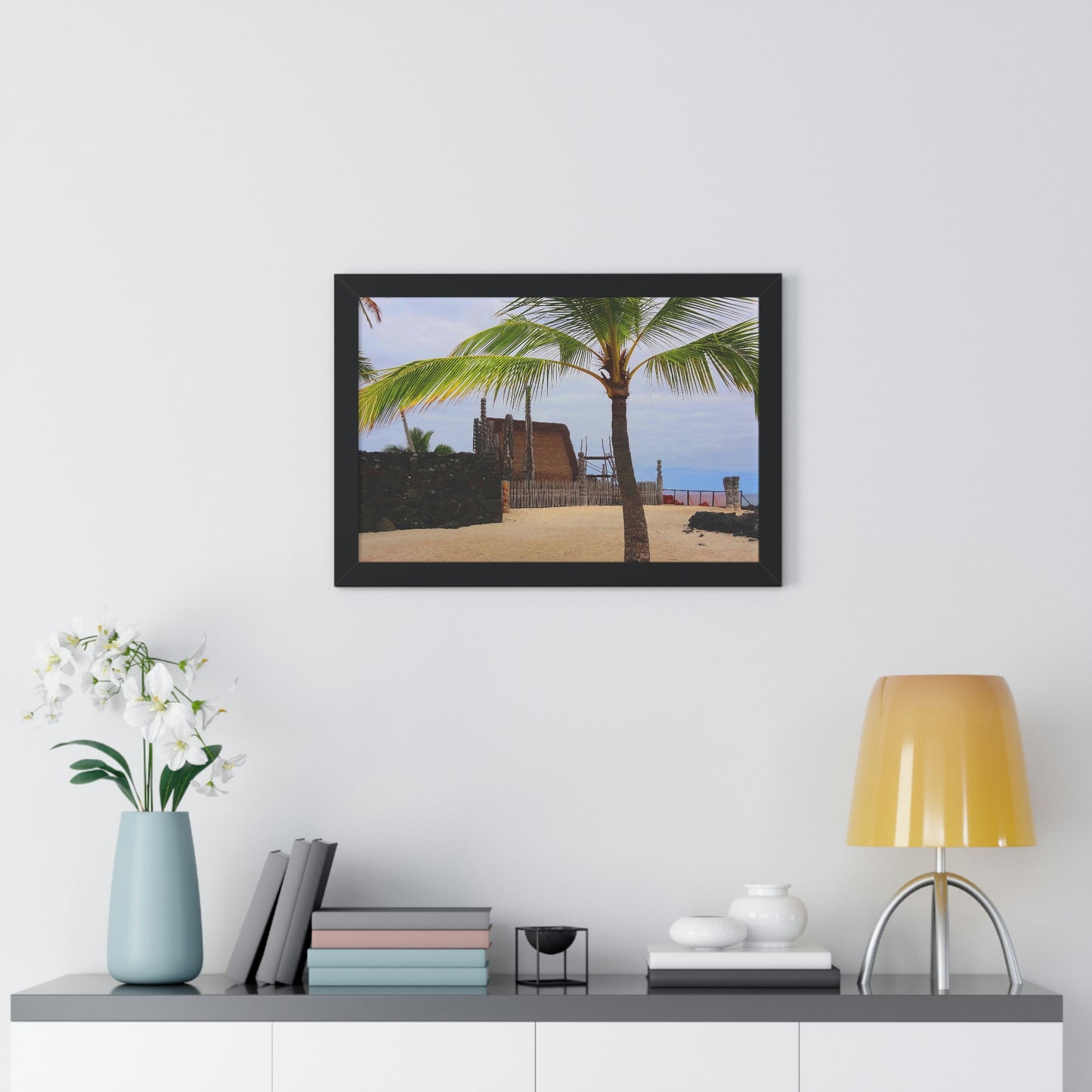 Florescence Hale O Keawe - Framed Horizontal Poster - Fry1Productions