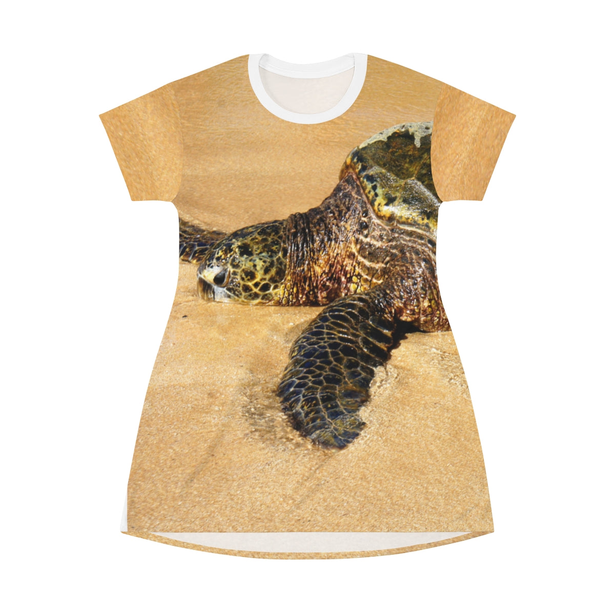Glistening Journey - Women's All-Over Print T-Shirt Dress - Fry1Productions