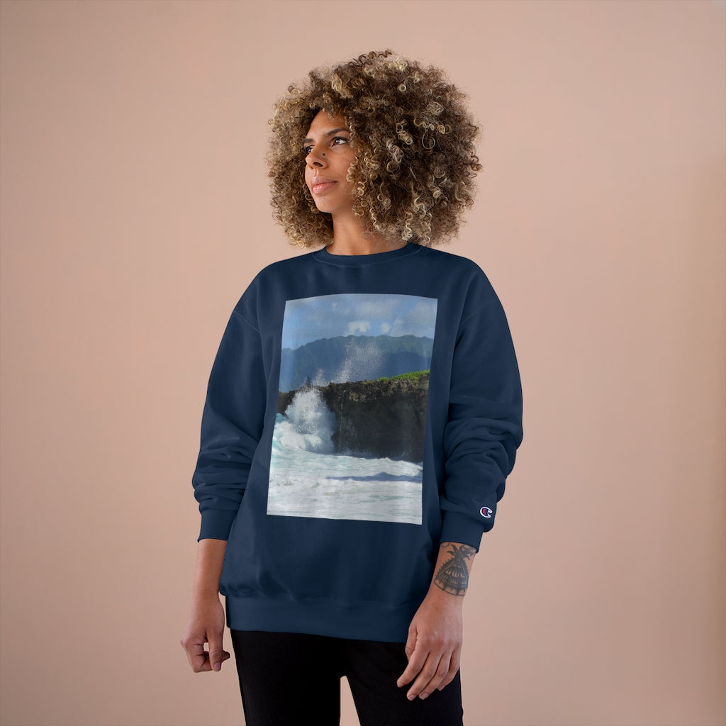 Rockin Surfer's Rope - Champion Sweatshirt - Fry1Productions