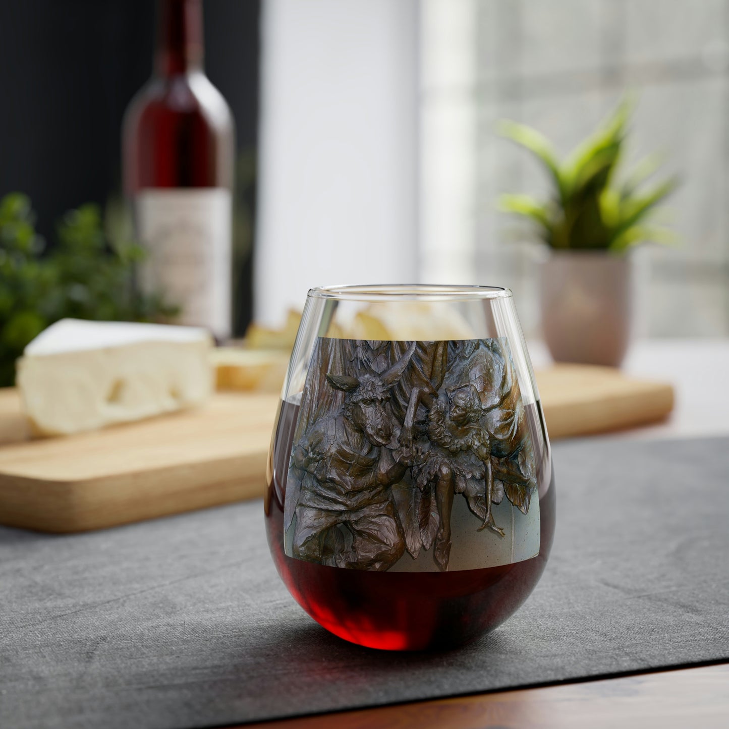 Flight Love - Stemless Wine Glass, 11.75 oz - Fry1Productions