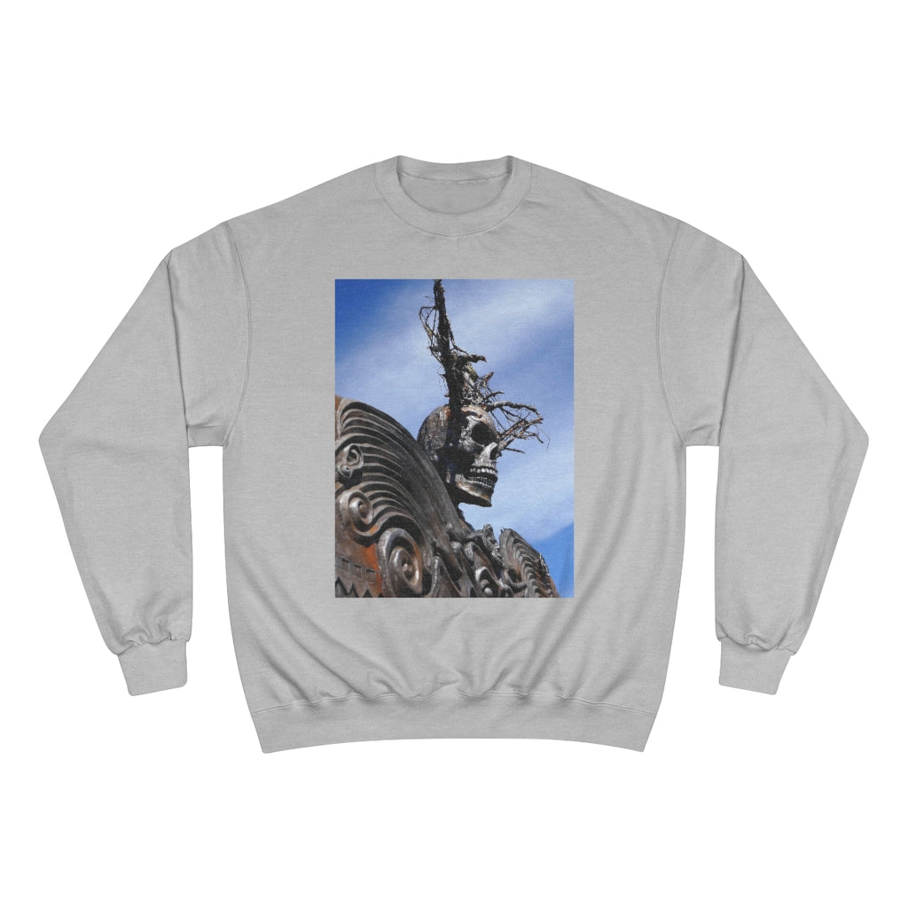 Skull Warrior - Champion Sweatshirt - Fry1Productions