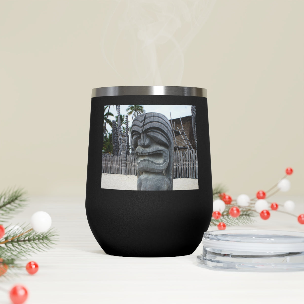 Fierce Guardian - 12 oz Insulated Wine Tumbler - Fry1Productions