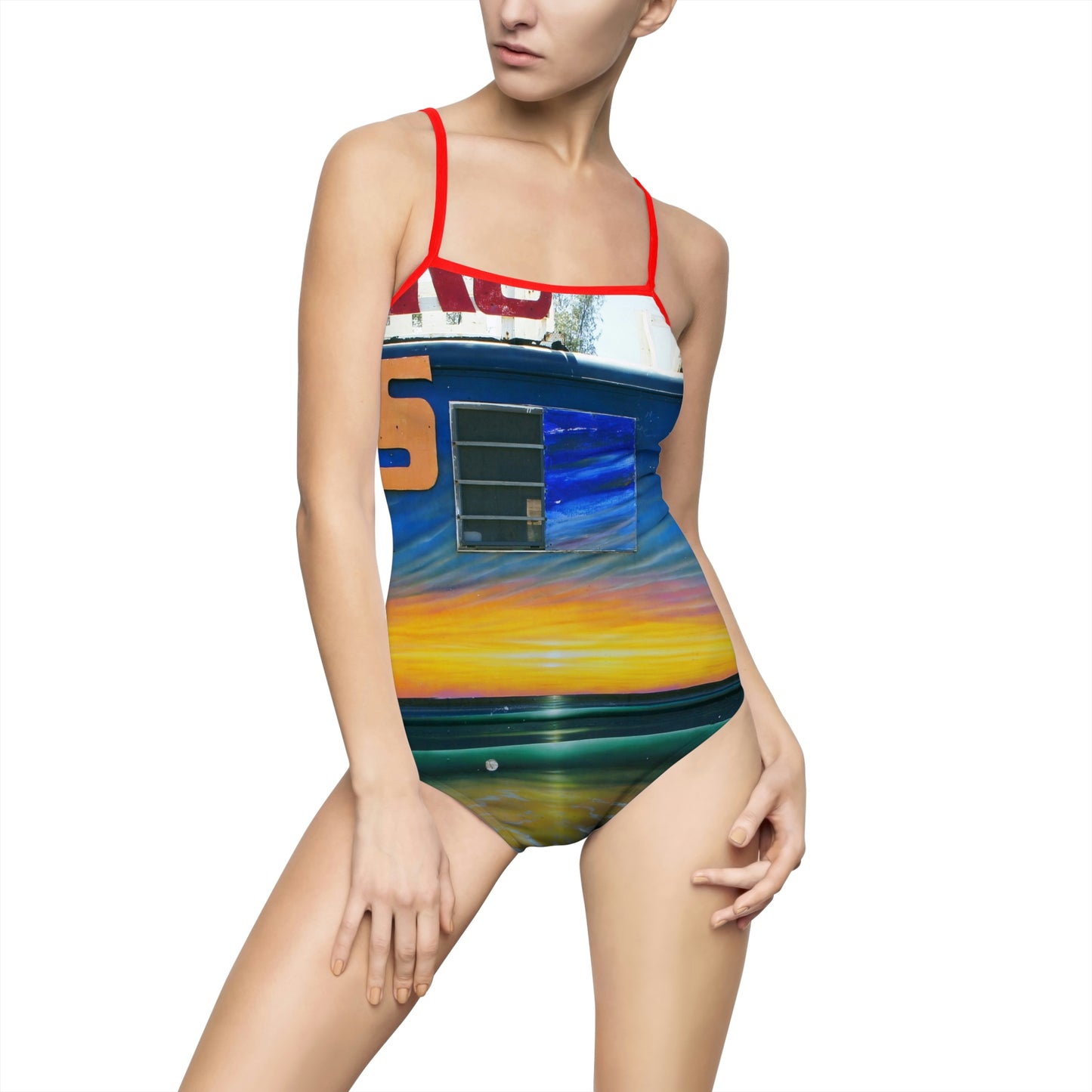 Fumis Aloha - Women's One-Piece Swimsuit - Fry1Productions