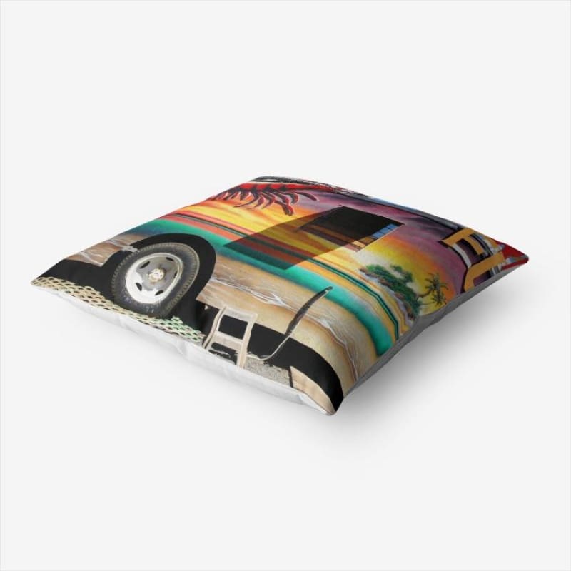 Island Love - Hypoallergenic Throw Pillow - Fry1Productions