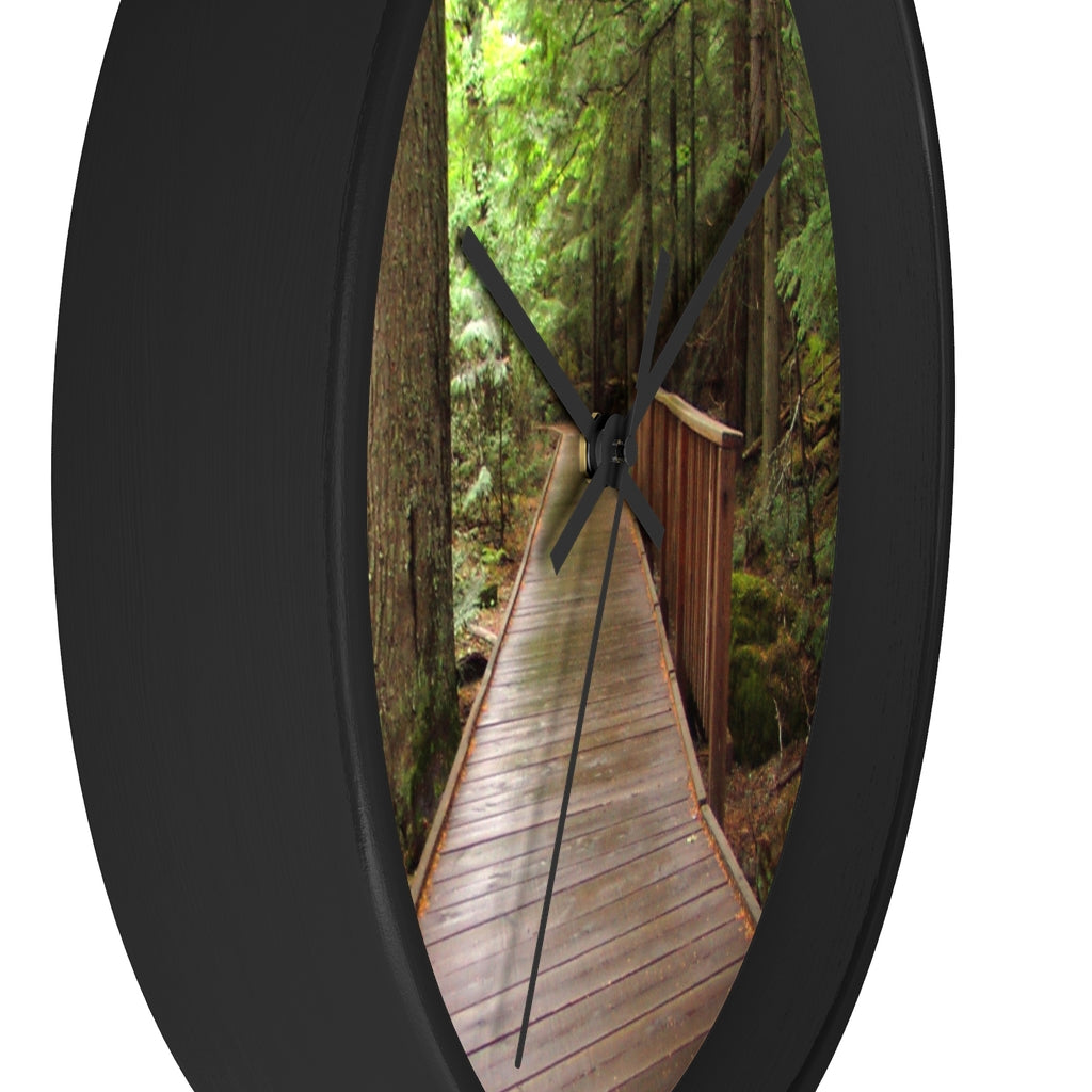 "Fauna Flora" - 10" Wooden Frame Wall Clock - Fry1Productions