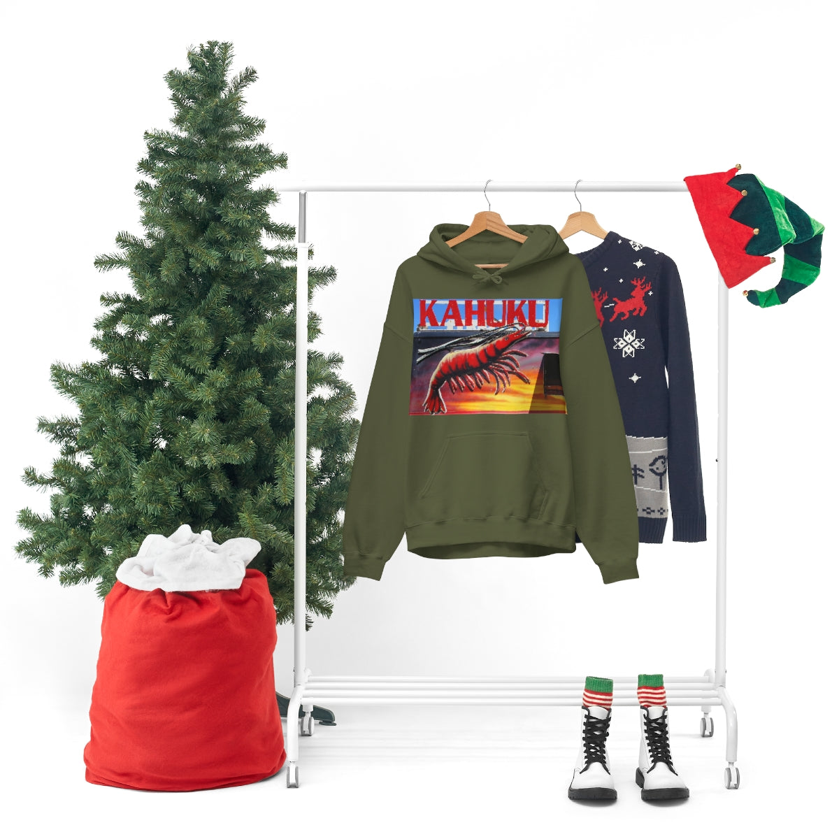 Kahuku Kai - Unisex Heavy Blend Hooded Sweatshirt - Fry1Productions