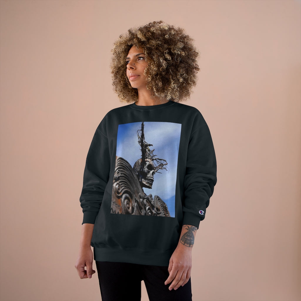 Skull Warrior - Champion Sweatshirt - Fry1Productions