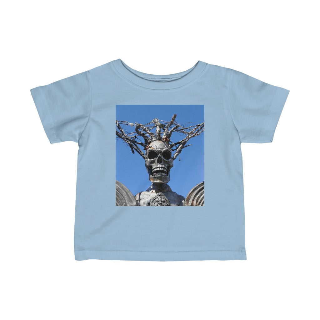 Skull Warrior Stare - Infant Fine Jersey Tee - Fry1Productions