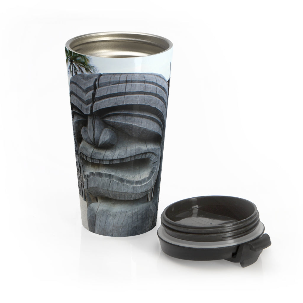 "Fierce Guardian" - Stainless Steel Travel Mug 15 oz - Fry1Productions