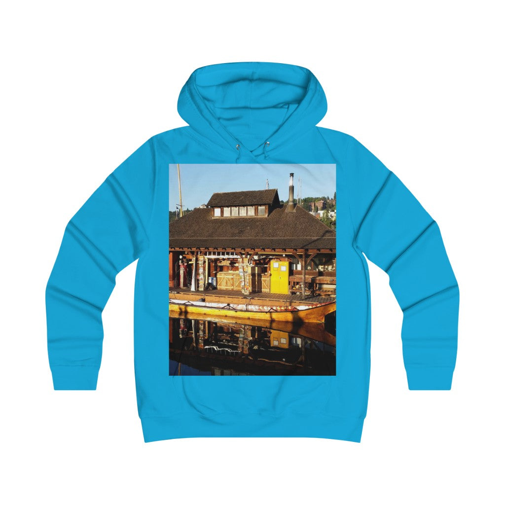 "Q'il'bid Awe" - Girlie College Hoodie - Fry1Productions
