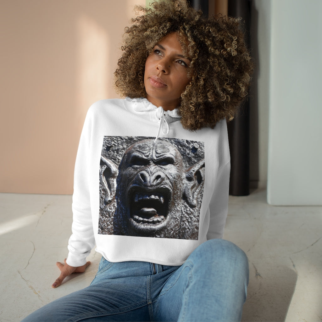 Frenzy Scream - Crop Hoodie - Fry1Productions