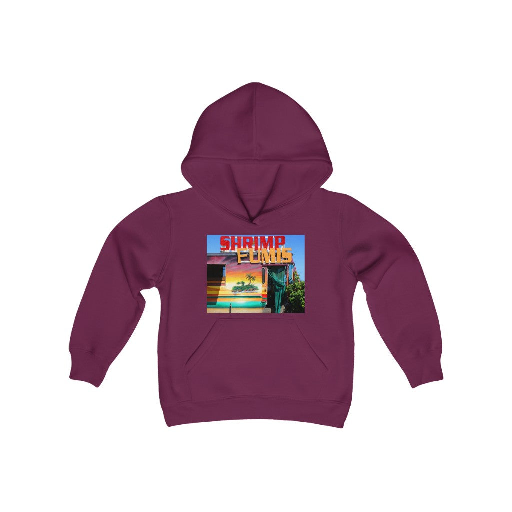 "Island Love" - Youth Heavy Blend Hooded Sweatshirt - Fry1Productions