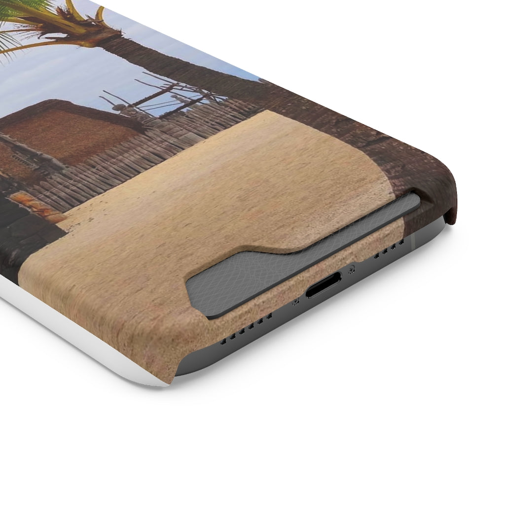 “Florescence Hale O Keawe” - Galaxy S22 S21 & iPhone 13 Case With Card Holder - Fry1Productions
