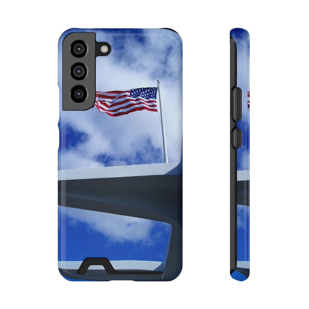 "In Solemn Remembrance" - Galaxy S22 S21 & iPhone 13 Case With Card Holder - Fry1Productions