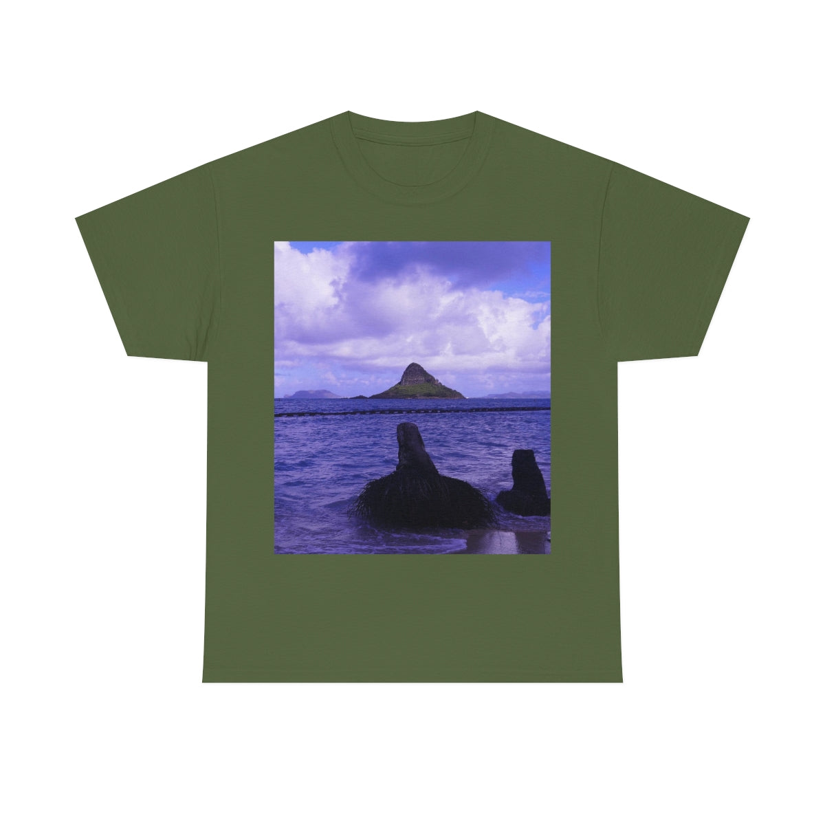 Wade To Chinaman's Hat - Unisex Heavy Cotton Tee - Fry1Productions