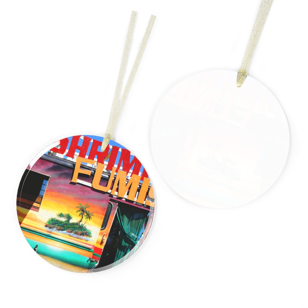 Island Love - Glass Ornament - Fry1Productions