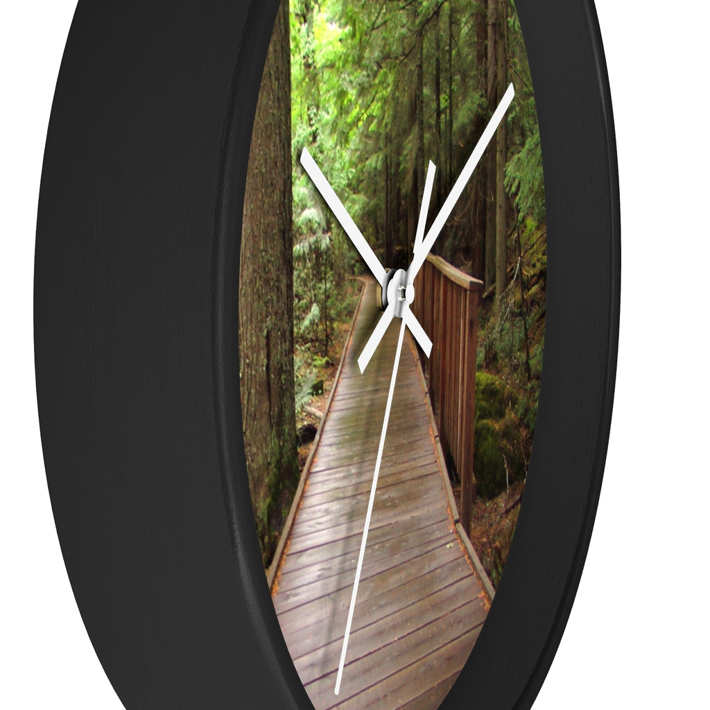 "Fauna Flora" - 10" Wooden Frame Wall Clock - Fry1Productions