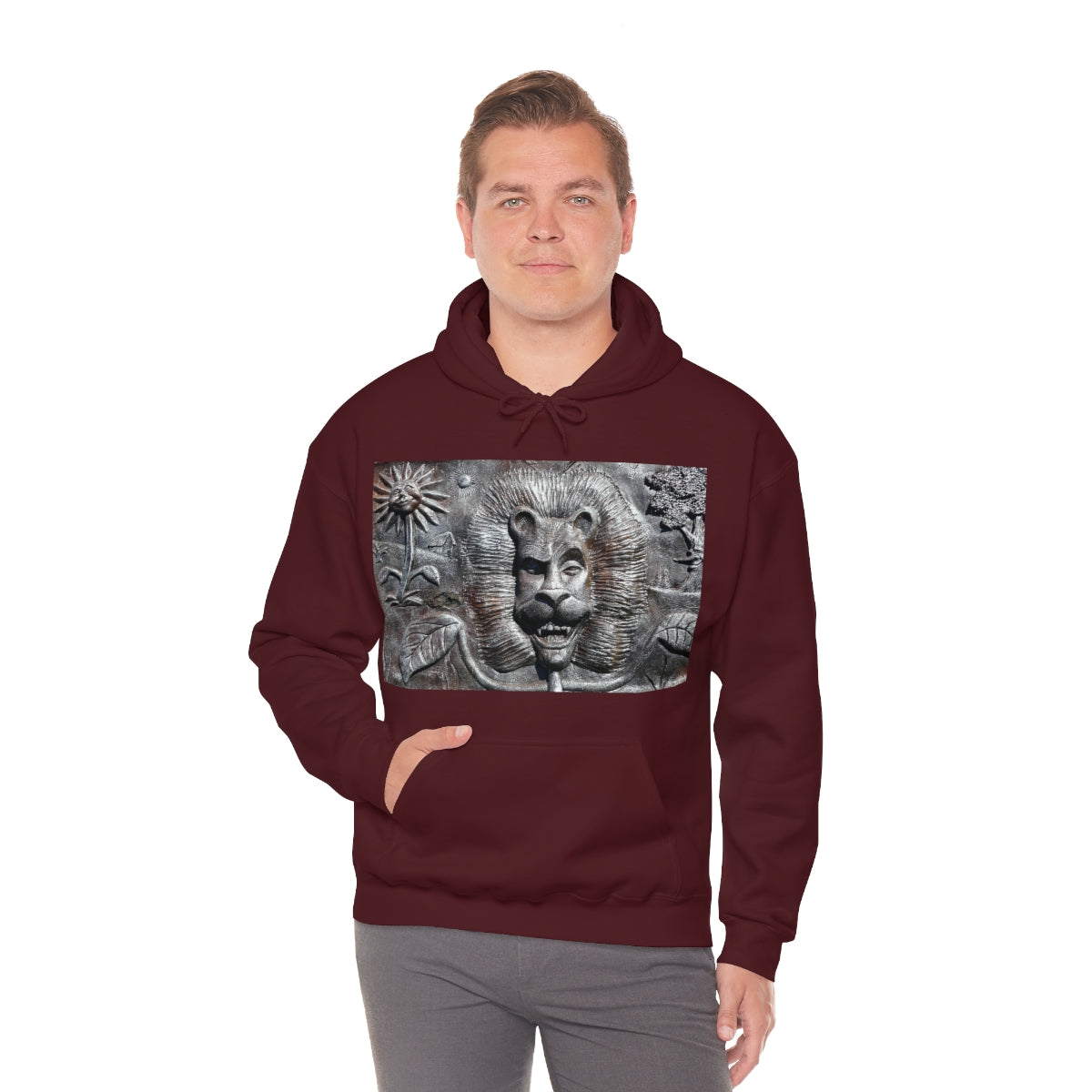 Lion's Friends Forever - Unisex Heavy Blend Hooded Sweatshirt - Fry1Productions