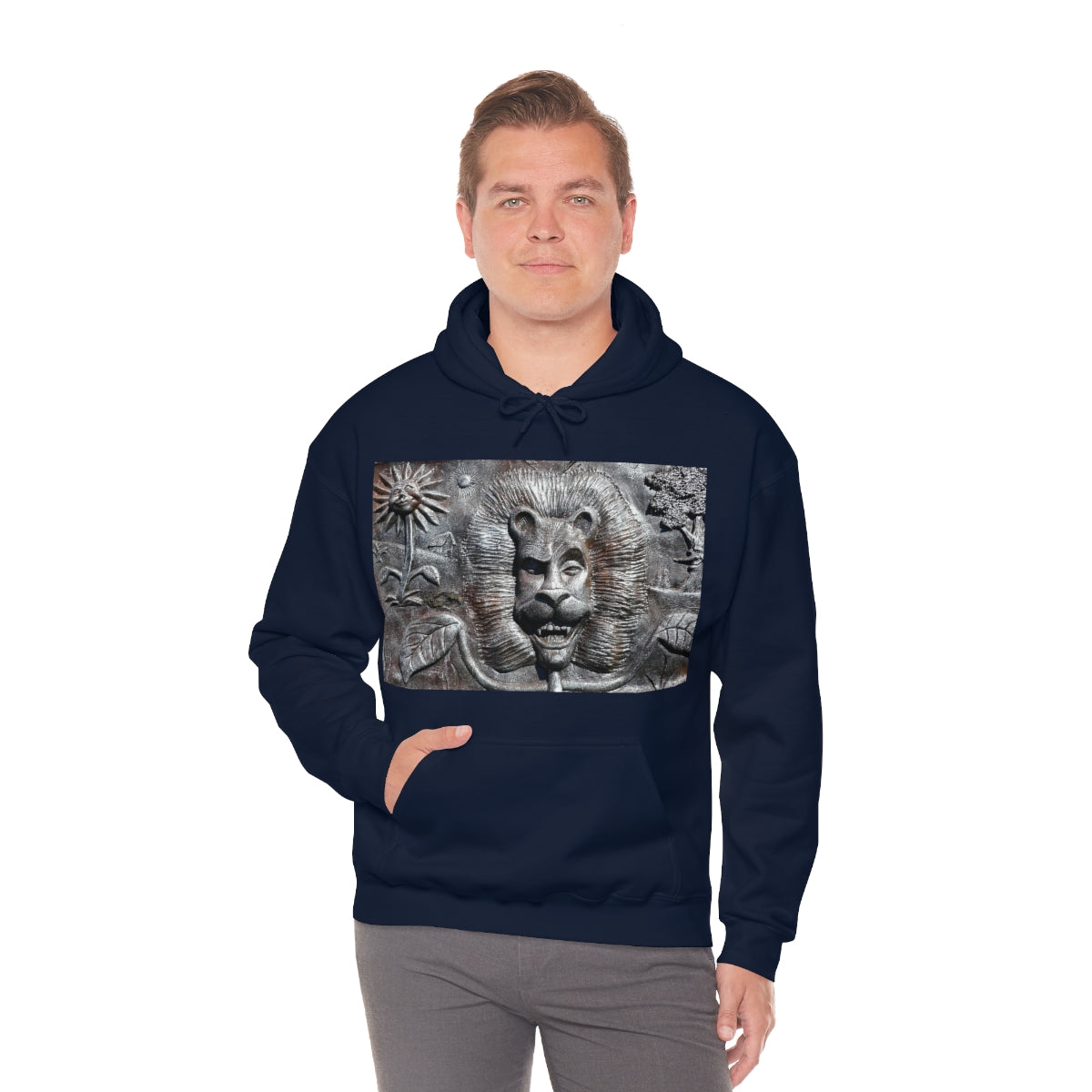 Lion's Friends Forever - Unisex Heavy Blend Hooded Sweatshirt - Fry1Productions