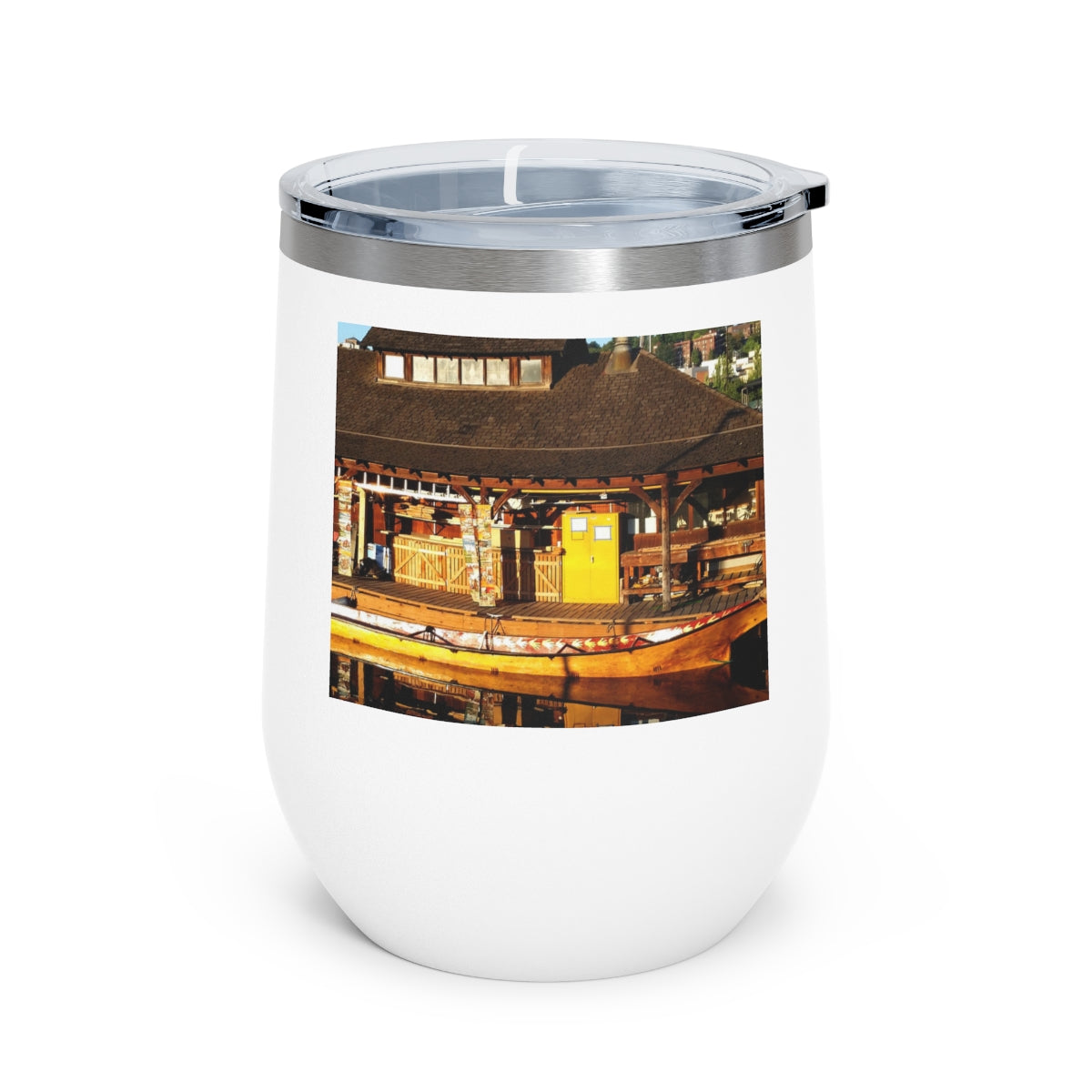 Q'il'bid Awe - 12 oz Insulated Wine Tumbler - Fry1Productions