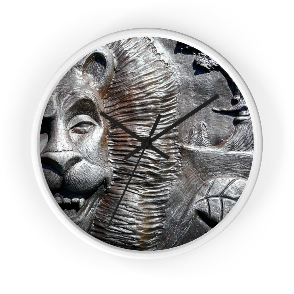 "Lion's Friends Forever v3 " - 10" Wooden Frame Wall Clock - Fry1Productions
