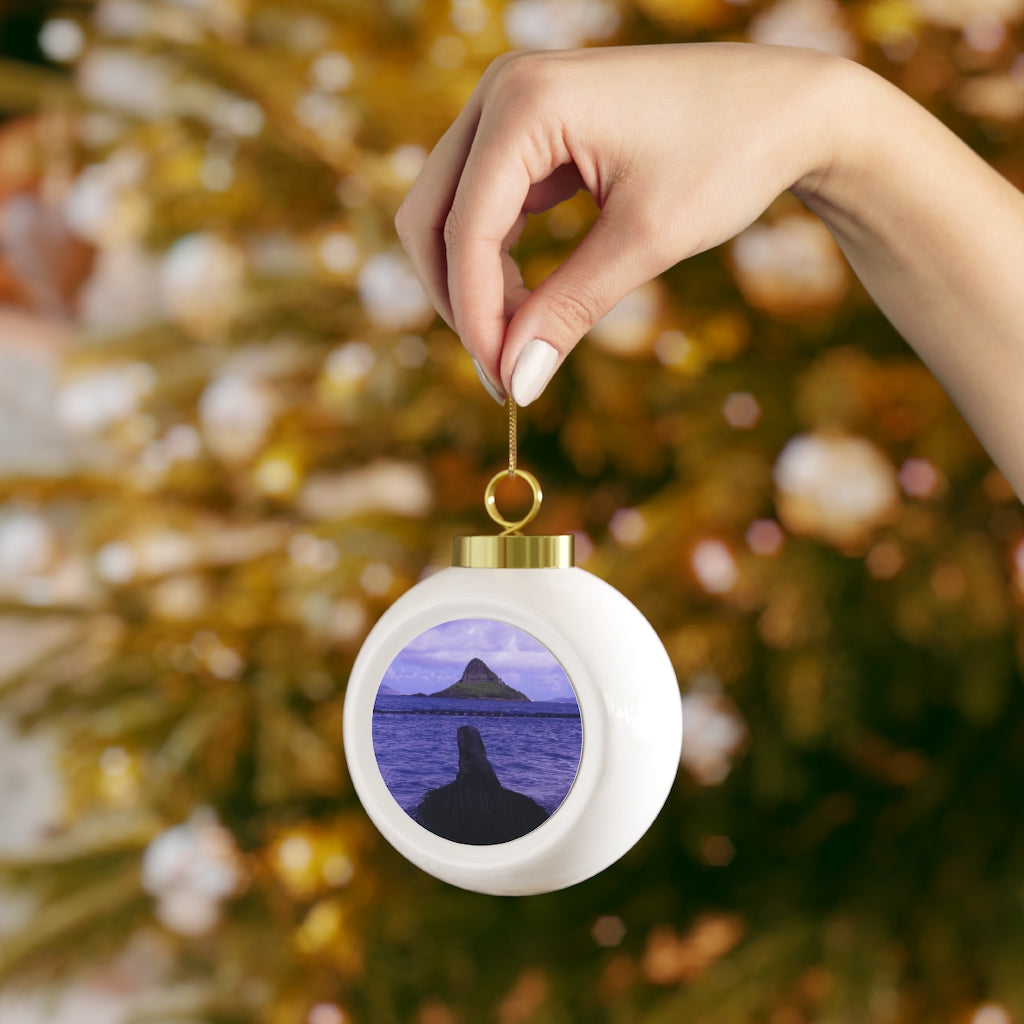Wade To Chinaman's Hat - Christmas Ball Ornament - Fry1Productions