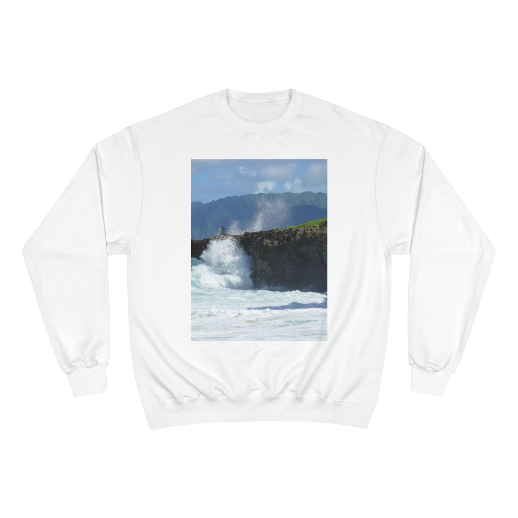Rockin Surfer's Rope - Champion Sweatshirt - Fry1Productions