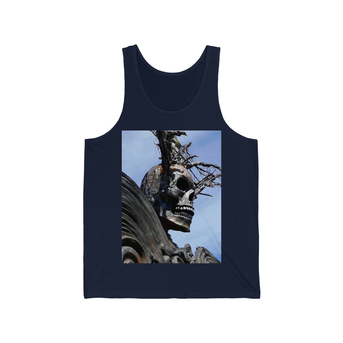 Skull Warrior - Unisex Jersey Tank - Fry1Productions
