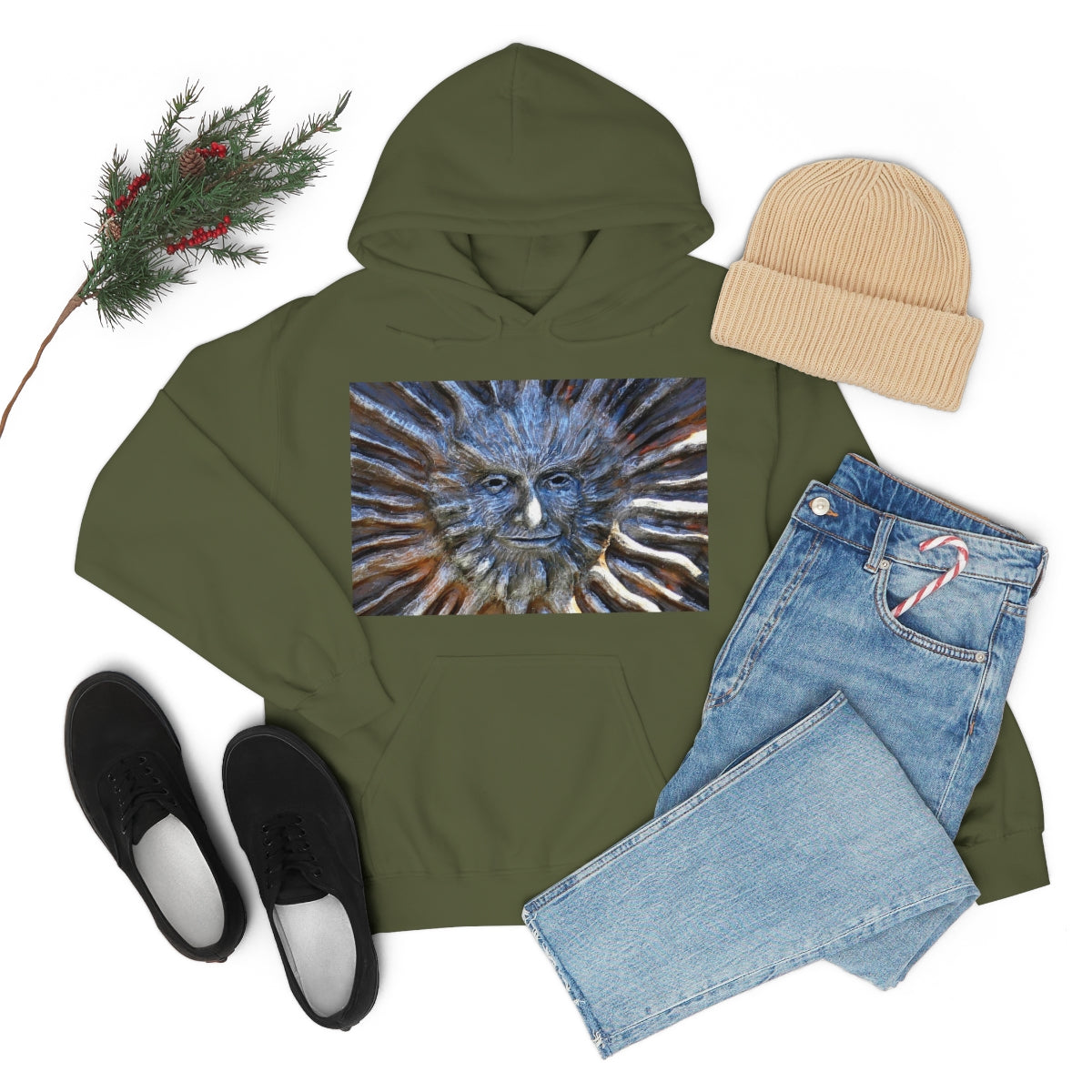 Sun God - Unisex Heavy Blend Hooded Sweatshirt - Fry1Productions