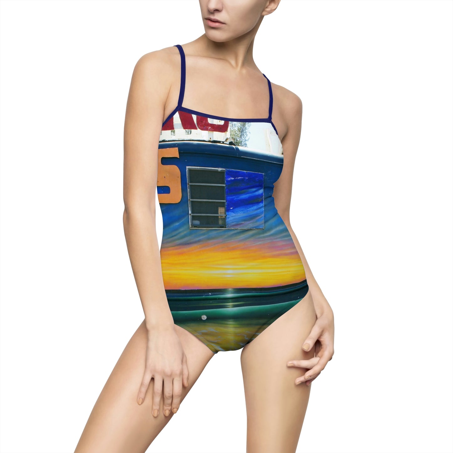 Fumis Aloha - Women's One-Piece Swimsuit - Fry1Productions