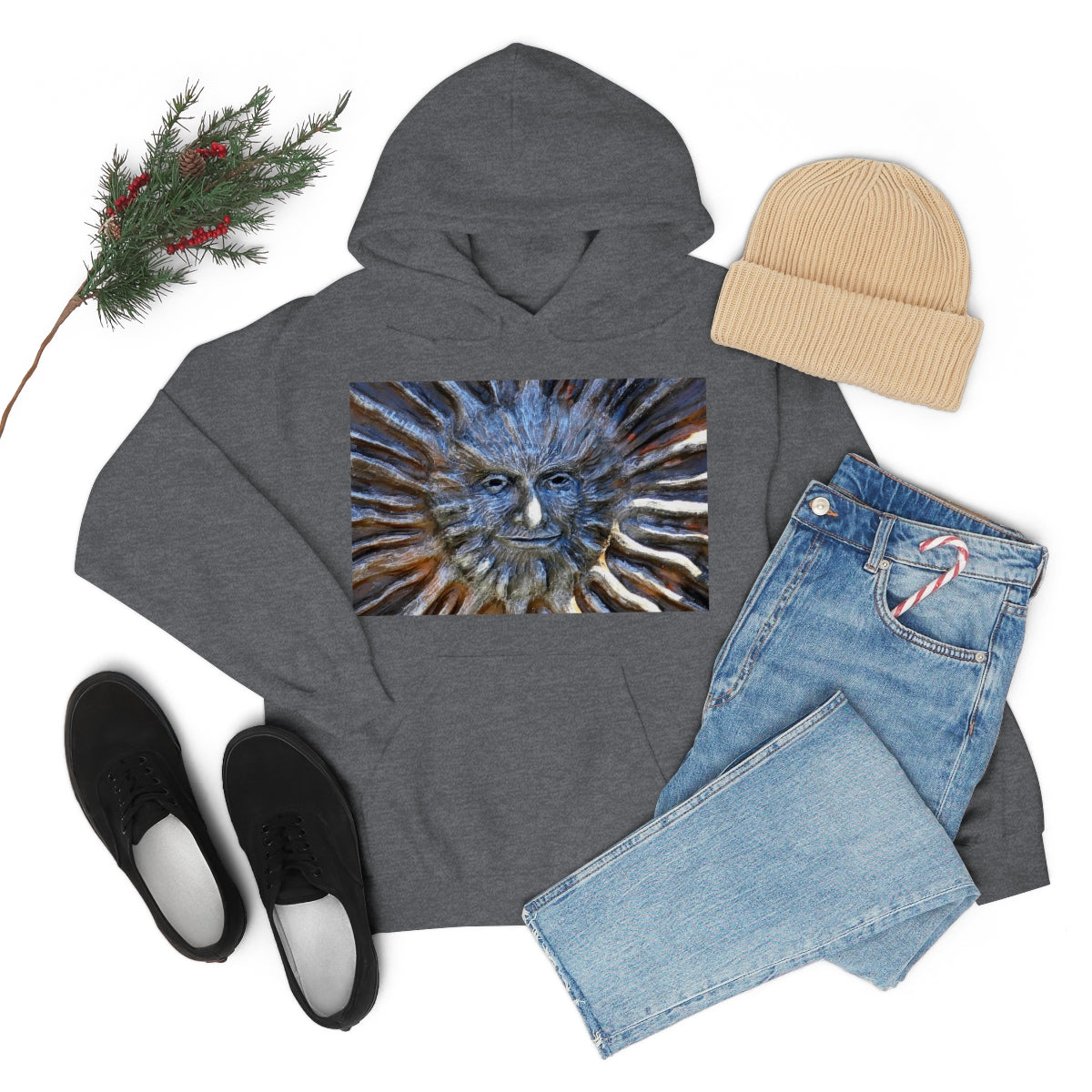 Sun God - Unisex Heavy Blend Hooded Sweatshirt - Fry1Productions
