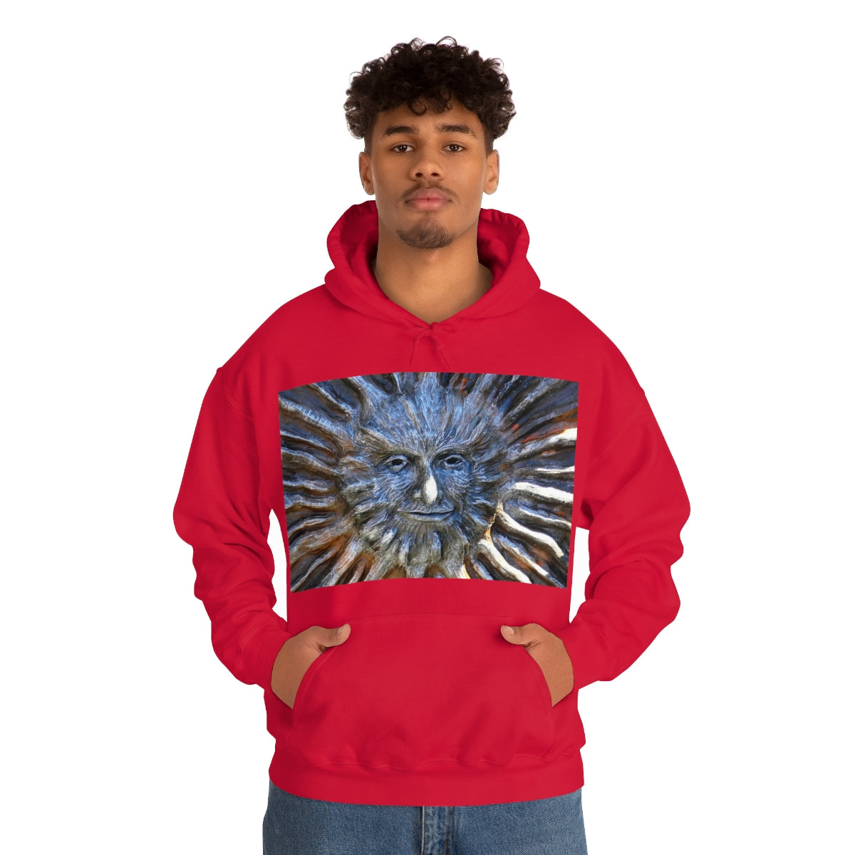 Sun God - Unisex Heavy Blend Hooded Sweatshirt - Fry1Productions