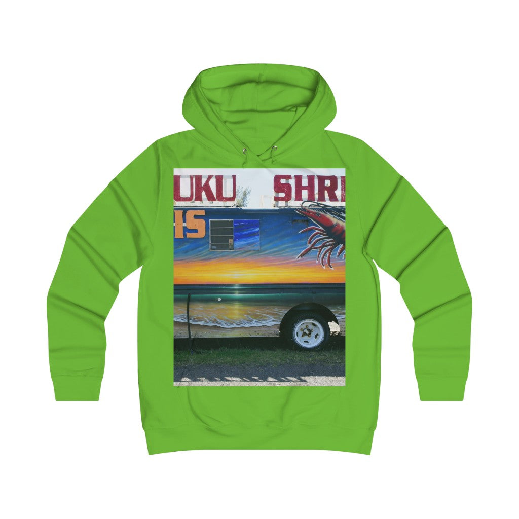 "Fumis Aloha" - Girlie College Hoodie - Fry1Productions