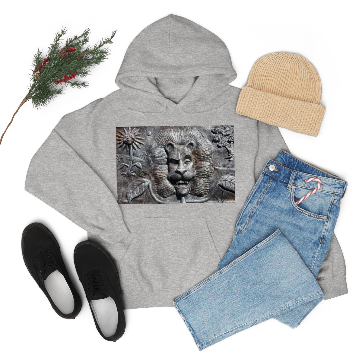 Lion's Friends Forever - Unisex Heavy Blend Hooded Sweatshirt - Fry1Productions