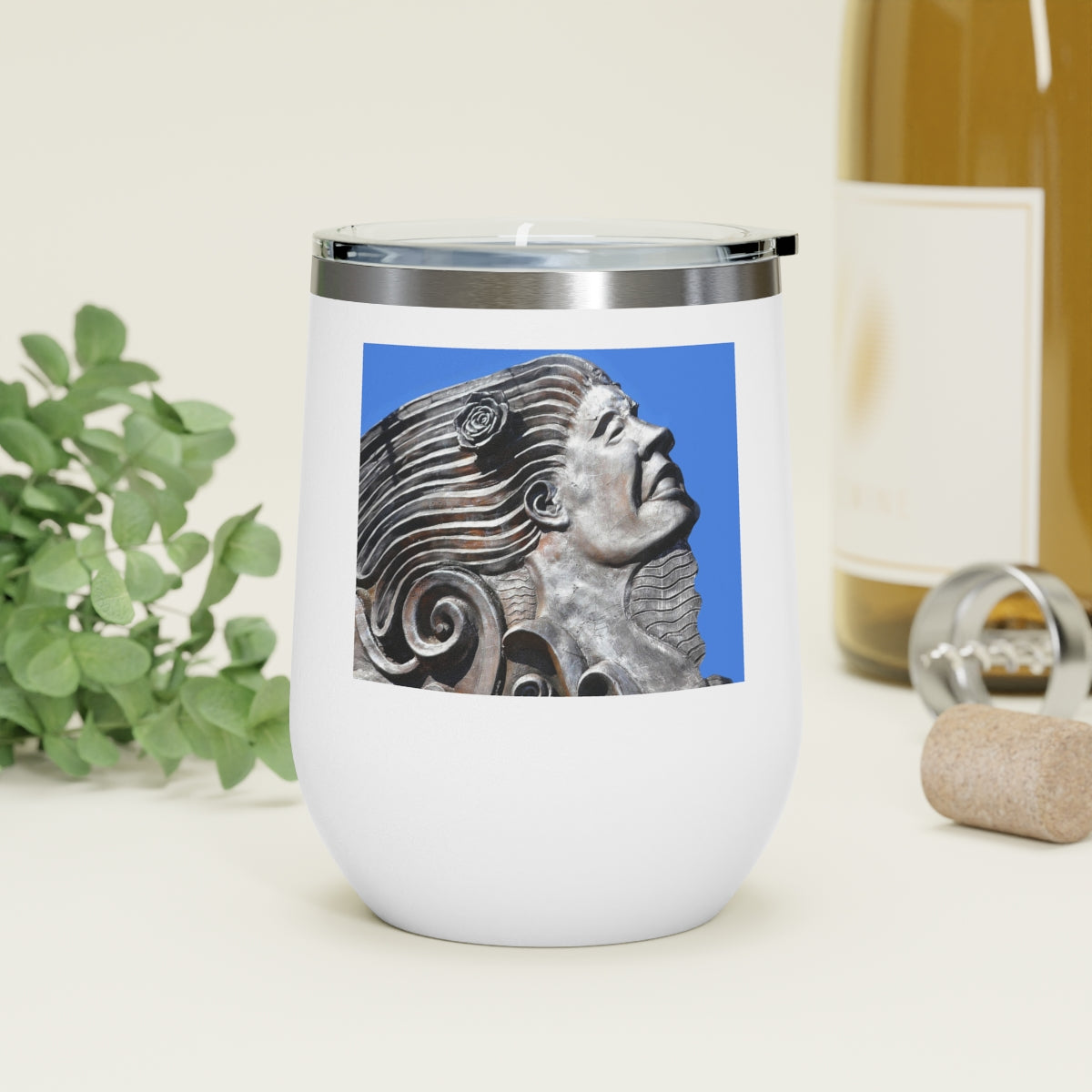 Nymph Beauty - 12 oz Insulated Wine Tumbler - Fry1Productions