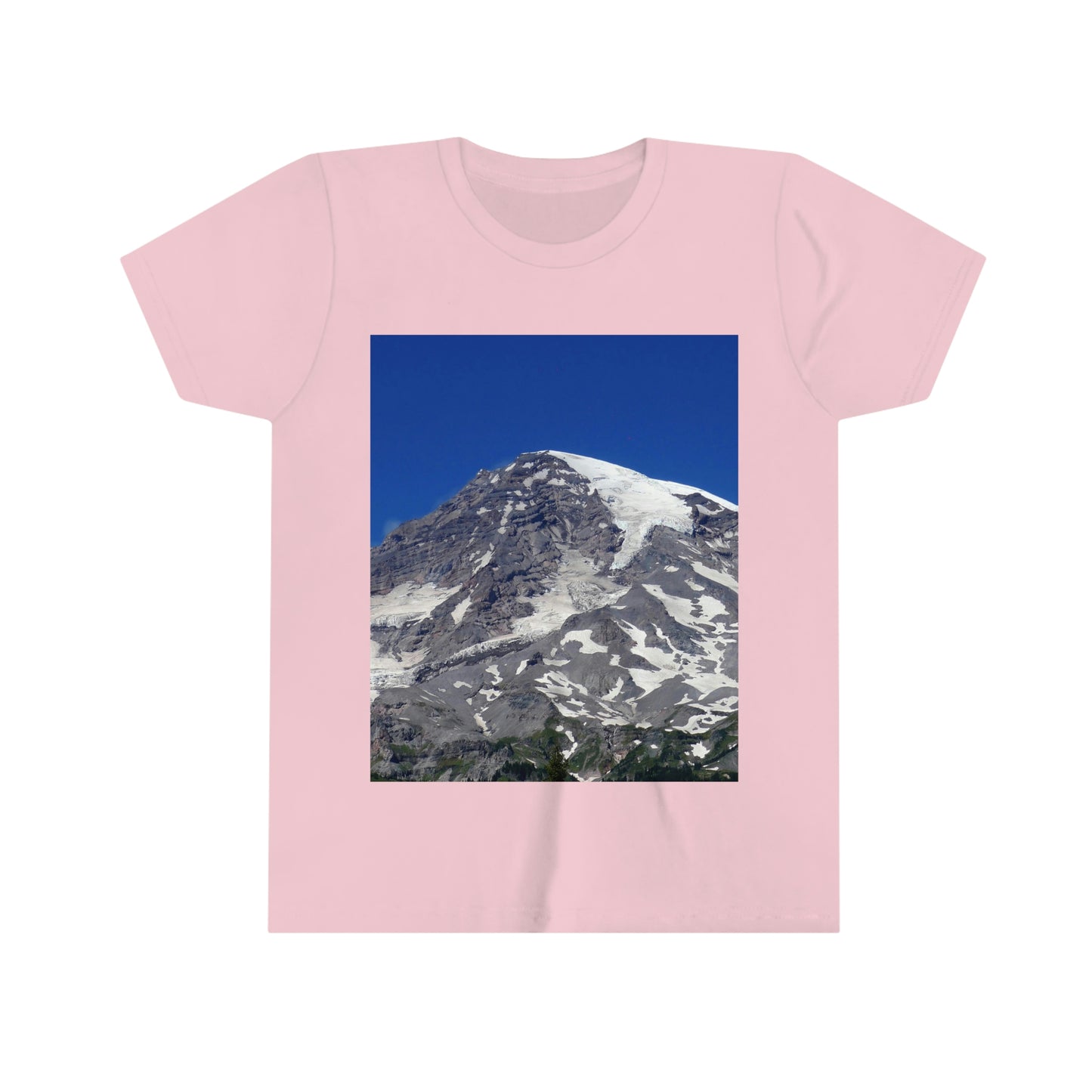Majestic Mt. Rainier - Youth Short Sleeve Tee - Fry1Productions