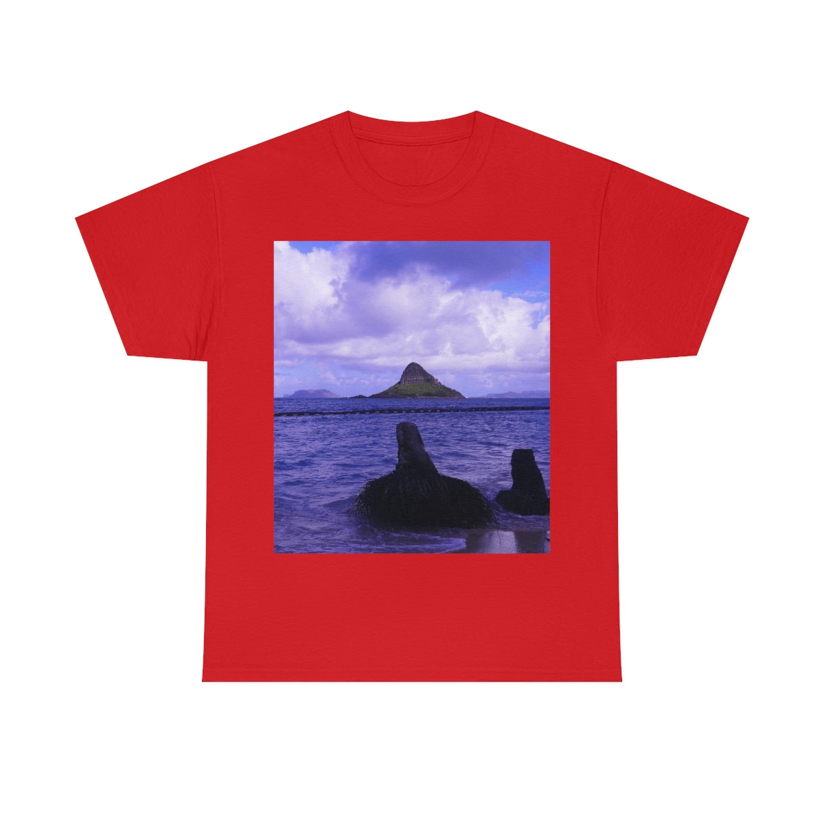 Wade To Chinaman's Hat - Unisex Heavy Cotton Tee - Fry1Productions