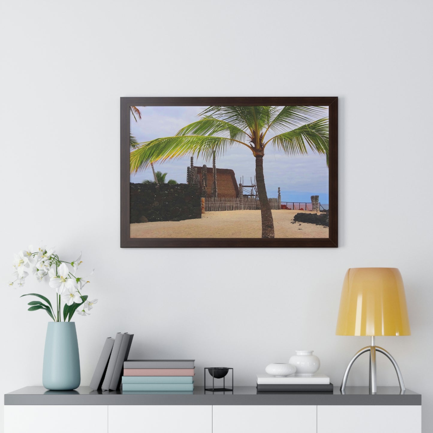 Florescence Hale O Keawe - Framed Horizontal Poster - Fry1Productions