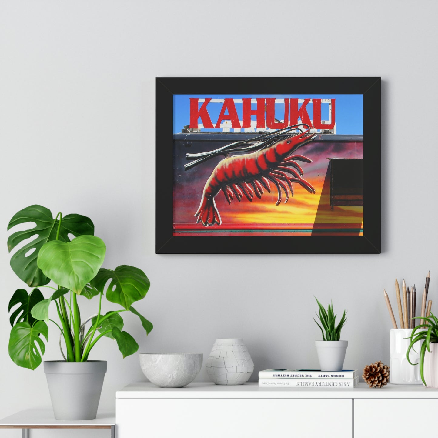 Kahuku Kai - Framed Horizontal Poster - Fry1Productions