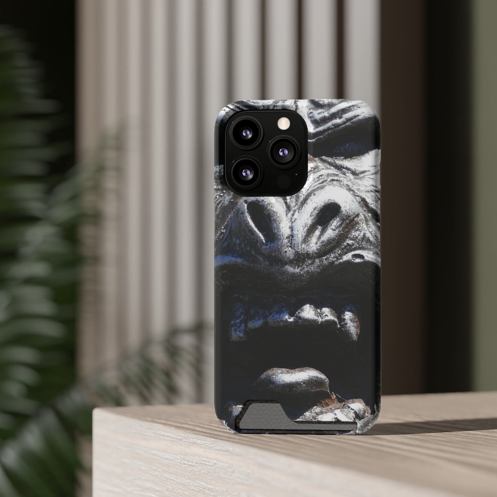 "Frenzy Scream" - Galaxy S22 S21 & iPhone 13 Case With Card Holder - Fry1Productions
