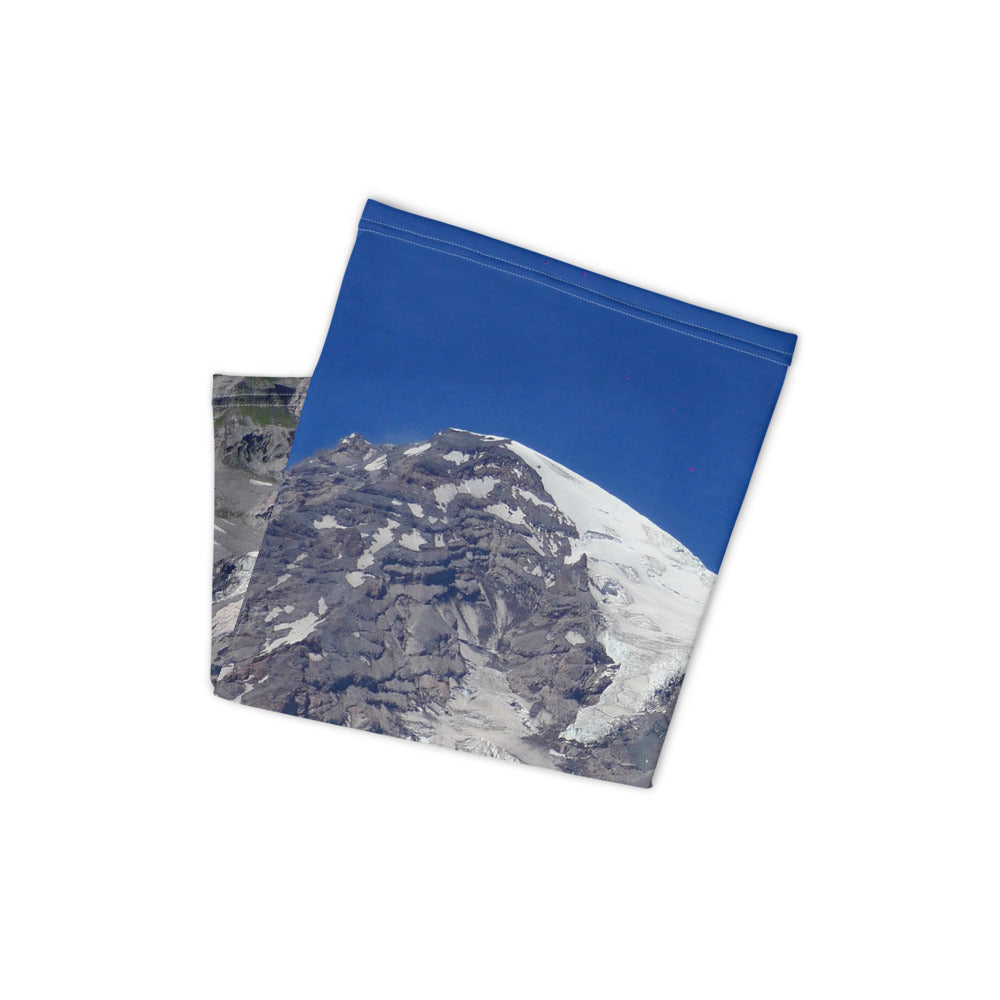 "Majestic Mt. Rainier" - Neck Gaiter - Fry1Productions