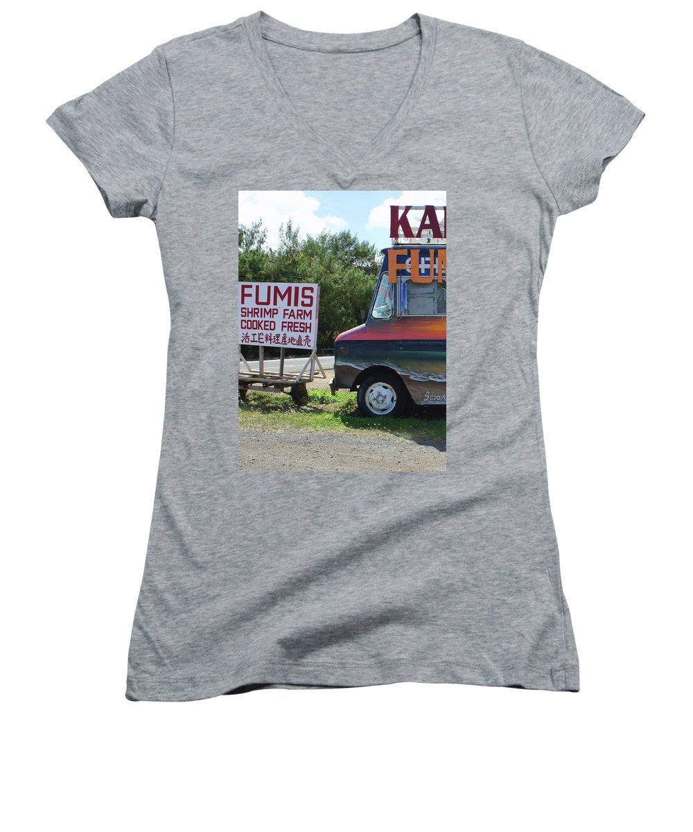 "Aloha Keanu" - Women's V-Neck - Fry1Productions