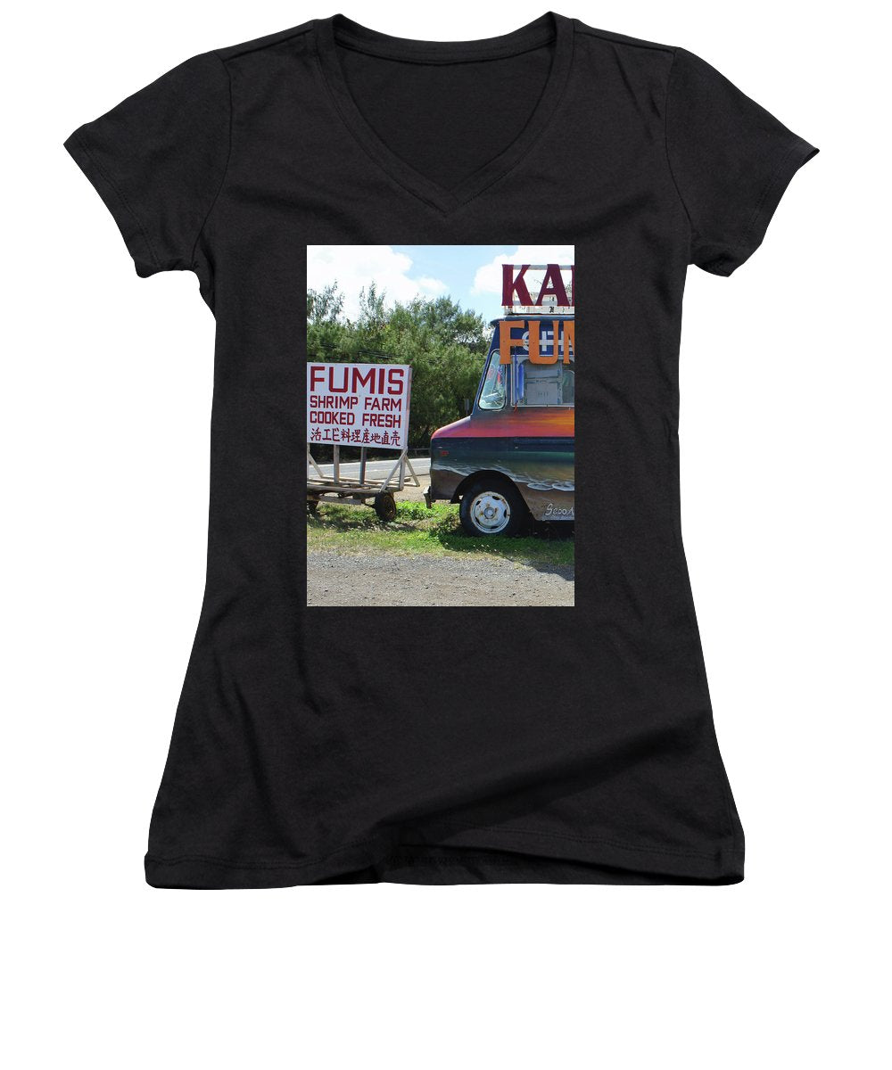 "Aloha Keanu" - Women's V-Neck - Fry1Productions