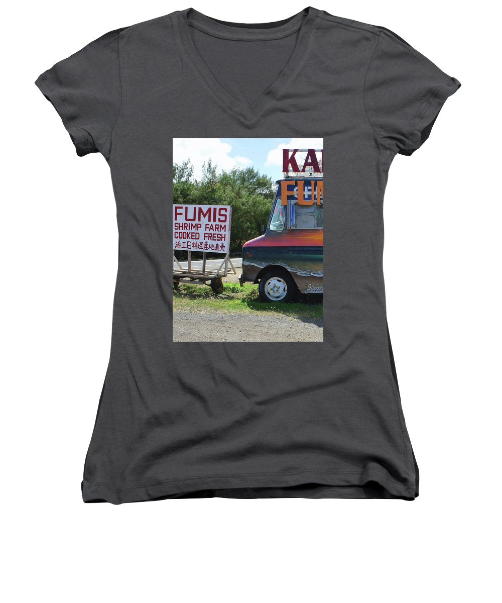 "Aloha Keanu" - Women's V-Neck - Fry1Productions
