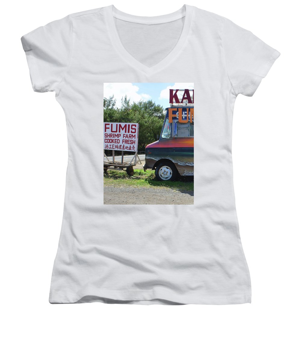 "Aloha Keanu" - Women's V-Neck - Fry1Productions