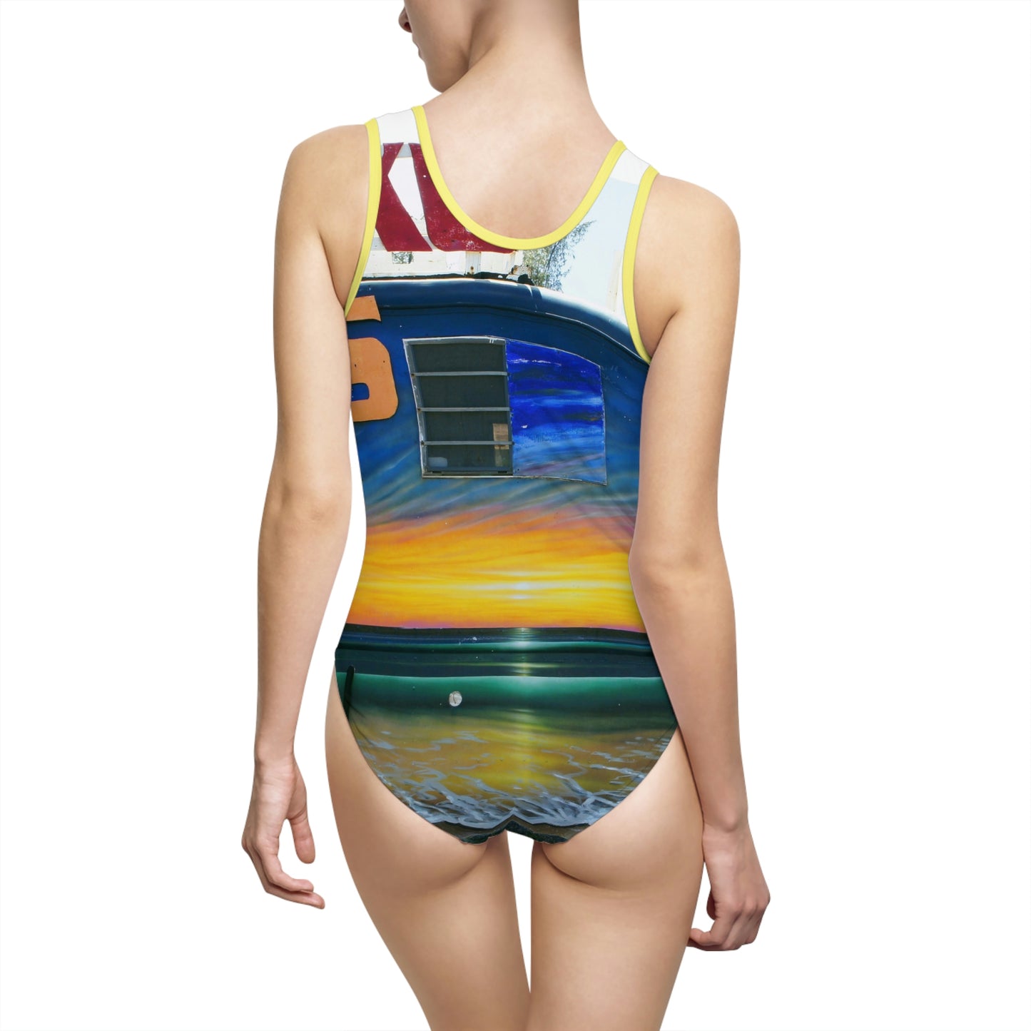 Fumis Aloha - Women's Classic One-Piece Swimsuit - Fry1Productions