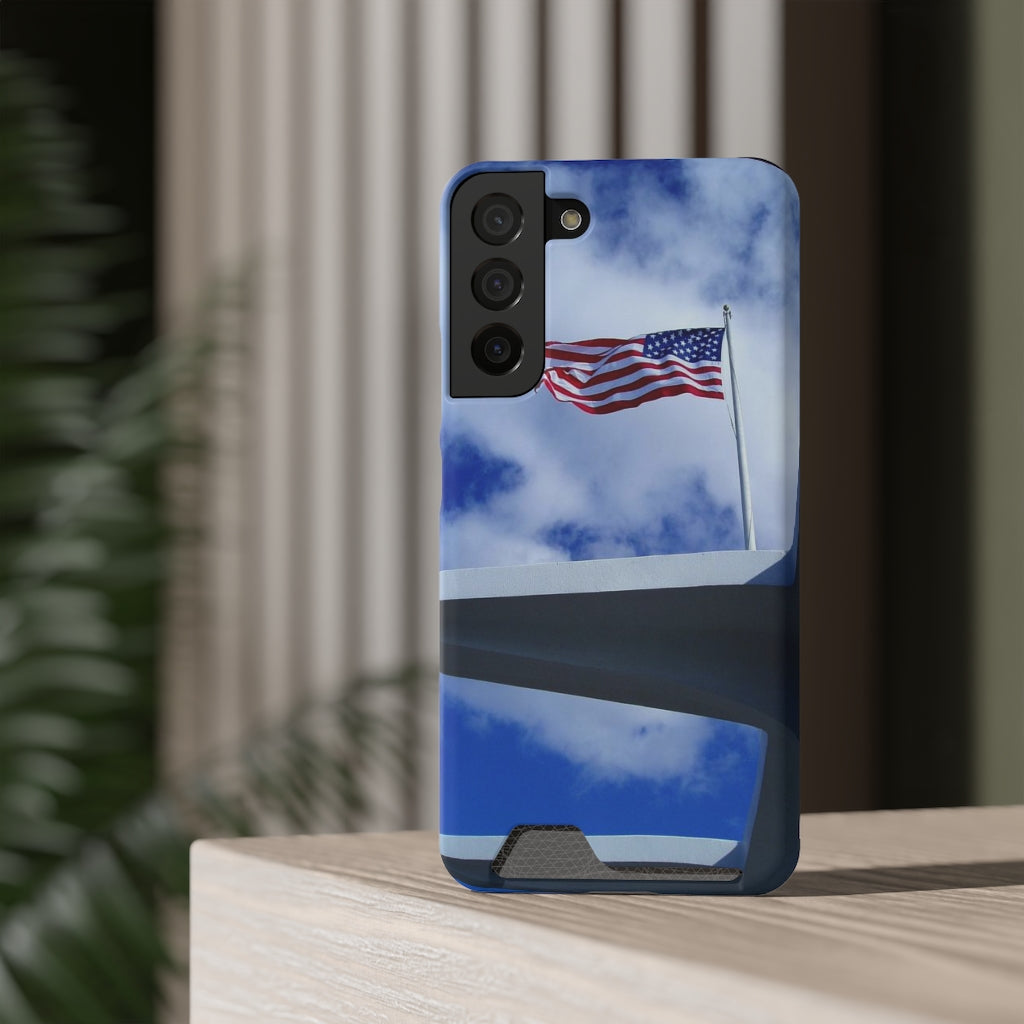 "In Solemn Remembrance" - Galaxy S22 S21 & iPhone 13 Case With Card Holder - Fry1Productions