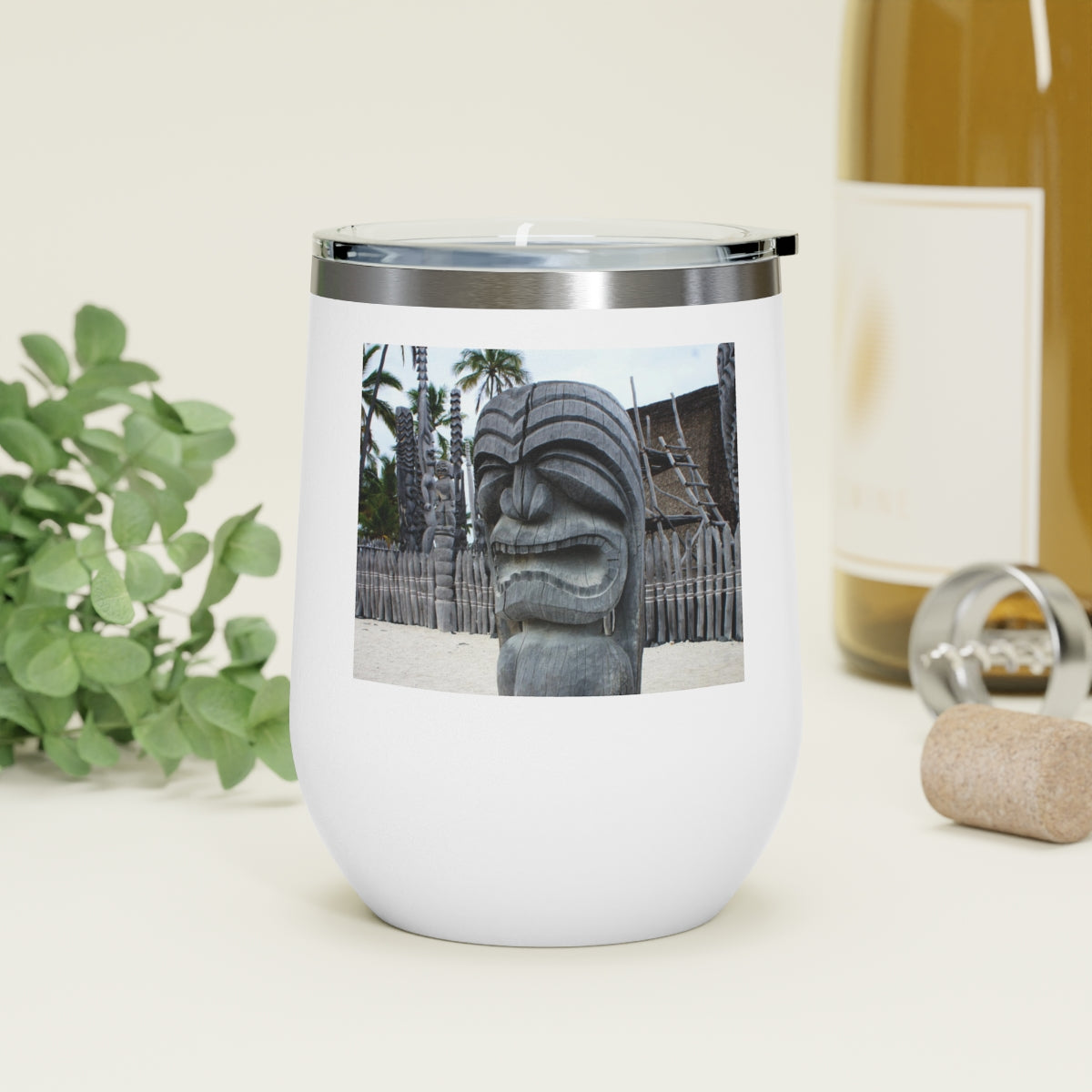 Fierce Guardian - 12 oz Insulated Wine Tumbler - Fry1Productions